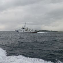 巡視船の雄姿。