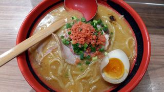 北海道ラーメン道場 えびそば 一幻 新千歳空港店の昼食