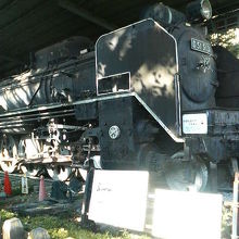 昔のSLが保存されていました。