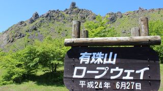 昭和新山を見下ろす