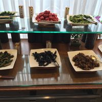 朝食。ご飯にあう惣菜。