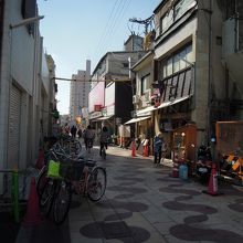 東淡路商店街のアーケード撤去（２０１２年１０月当時）