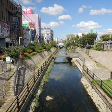 寝屋川せせらぎ公園（ねやがわ一番街商店街周辺）