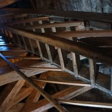 ここを上がると最上部