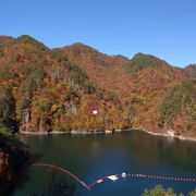 湖面に映る紅葉が奇麗でした