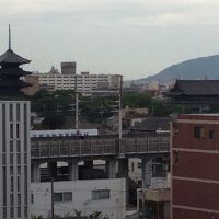 東寺が見えましたよ