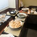 朝食はおばんざいの食べ放題です。