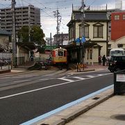 市内どこへいくのも便利な路面電車