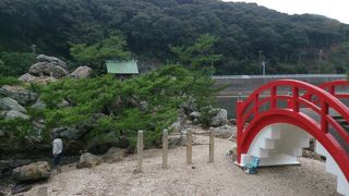 浜名湖と猪鼻湖を結ぶ猪鼻湖神社