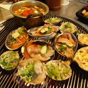 江南で美味しい魚介類を食べる