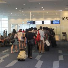 羽田空港105番搭乗ゲート