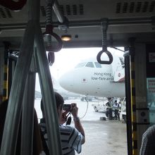 バスでターミナルへ