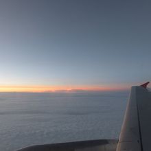 キレイな朝焼けが望めました