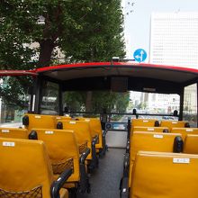 座席は結構満席でした。（土曜日）