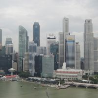 金融街とマーライオン