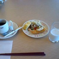 朝食後コーヒーでホッと一息