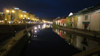 小樽運河の夜景