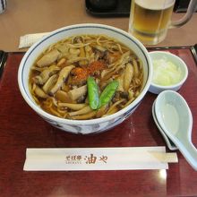 きのこそば￥１１１０