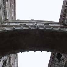 ゴンドラで真下から見上げたところ。