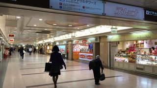 迷路のような地下街の一つ