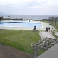 ホテルのロビーからの眺め