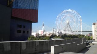 大きな白い吊り橋