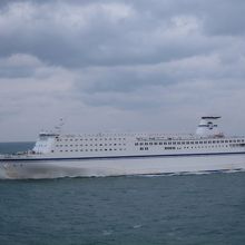 フェリー「きそ」とのすれ違い。