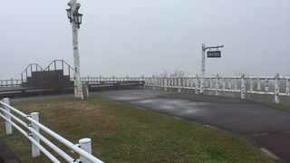 霧だと何も見えません