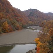 紅葉と温泉