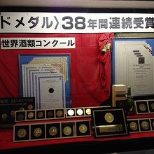 ３８年間金賞受賞しているんですね