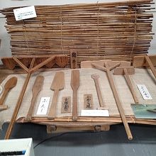 こちらも道具の続き。展示場は広くて明るいので見やすかった