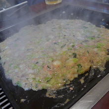 出来上がりました　少し弱火にして少しずつ食べて行きます