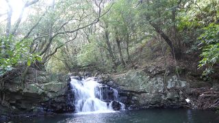 高地のない種子島では珍しい滝