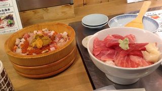 看板メニュー「海鮮ひつまぶし」が売り。