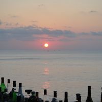 ロックバーからの夕日です。