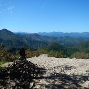熊野古道　小雲取越の絶景ポイントです