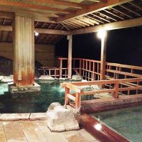 渓流露天風呂、四万川の湯