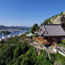 ロープウェイからの眺め（千光寺）