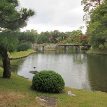 奥に架かるのが”龍臥橋”です