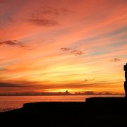 ハンガ・ロア村から歩いて行ける夕景スポット。お天気がいい日は是非どうぞ。