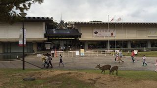 毎秋にある正倉院展の会場。