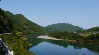 レンタサイクルで下流まで