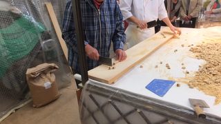 2014.10「川崎大師商店街ツアー」に参加、飴切り体験させてもらえました～。