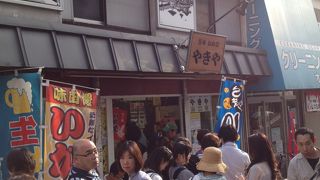 行列のいか焼き