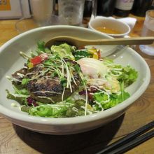 ロコモコ。お野菜たっぷり。