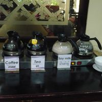 レストランのドリンク　コーヒー、紅茶、ジュースなどありました