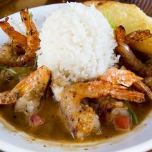 シュリンプ、別テーブルの友人はこれ