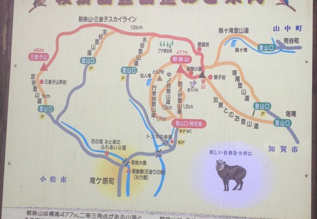 金沢からアクセス簡単お手軽登山。