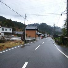 坂下宿の街並です。