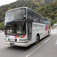 長野駅行きのバスです。
